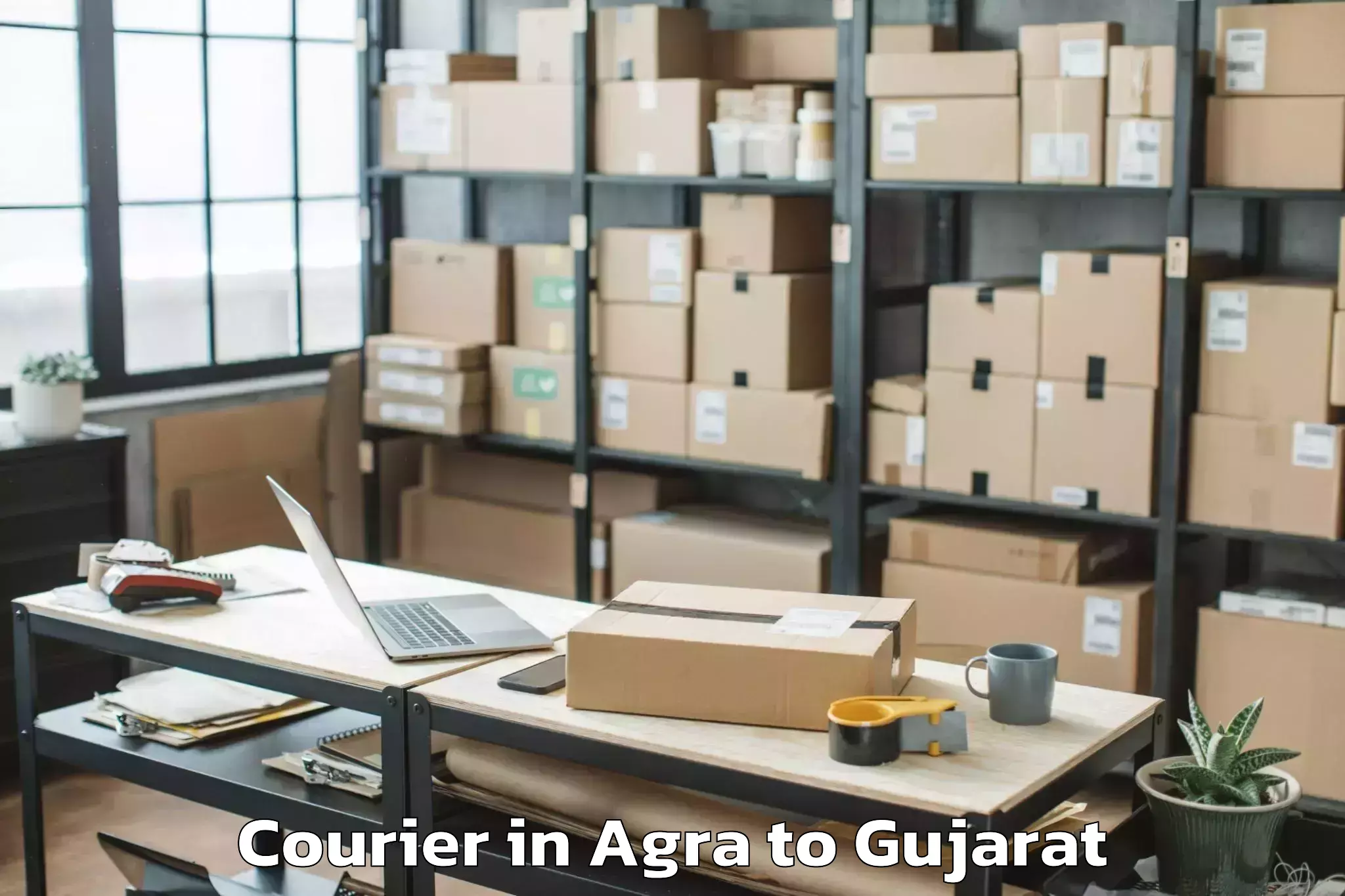 Leading Agra to Umarpada Courier Provider